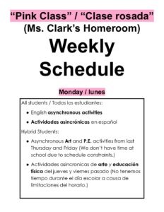 New Clark Student Schedule Starting March 2021.docx