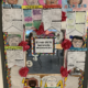 Decorated door to celebrate Black History Month.